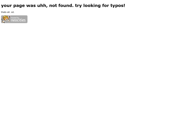 not_found screenshot