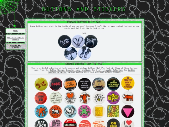 collections/buttons screenshot
