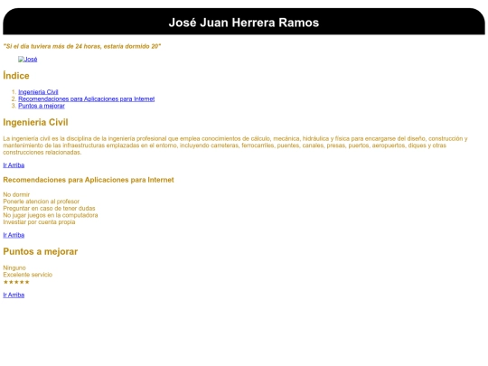 Curriculum screenshot