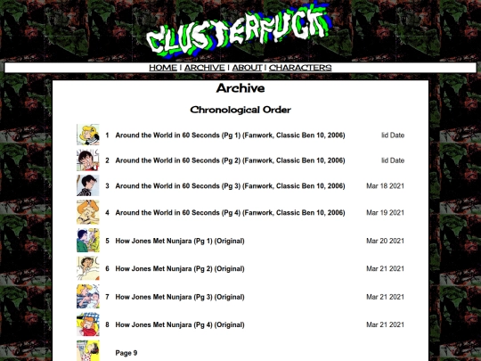 comicssection/archive screenshot