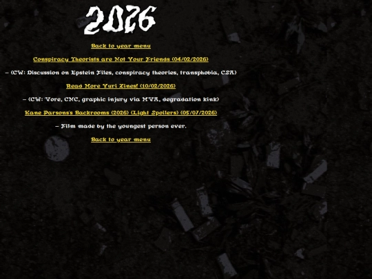 ramblings/yearlists/2026stuff screenshot