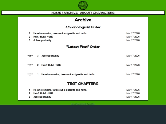archive screenshot