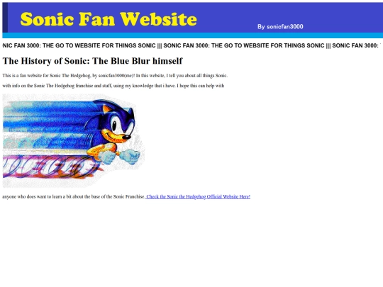 HistoryofSonic screenshot