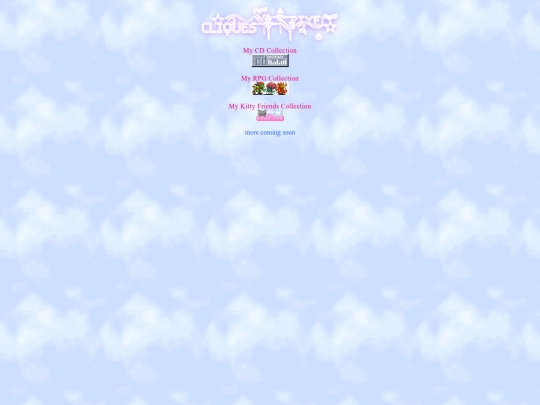 content/cliques screenshot