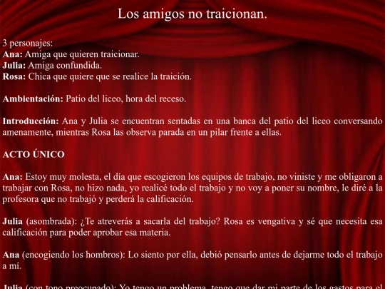 Obra de teatro screenshot