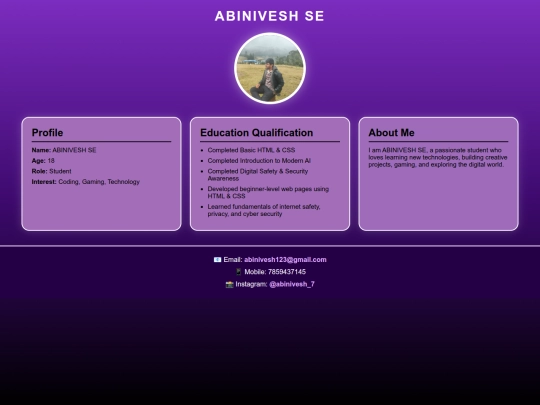 website/portfoliowebsite screenshot