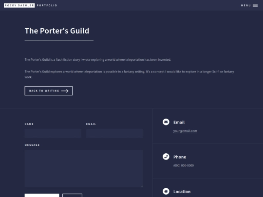 projects/the_porter_s_guild screenshot