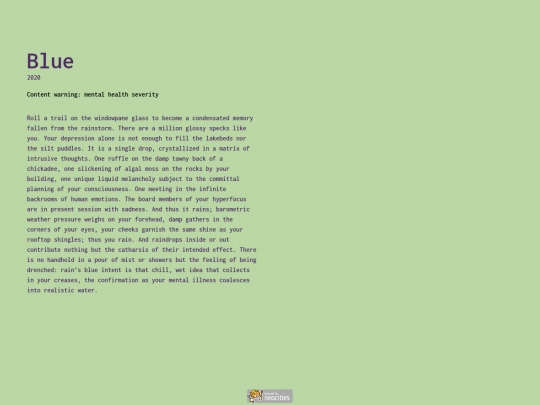 writing/blue screenshot