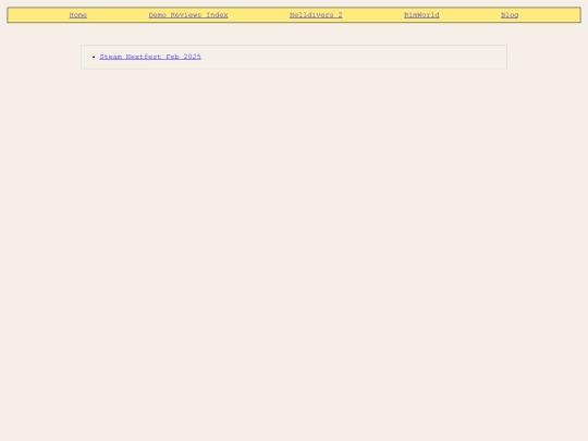 demos screenshot