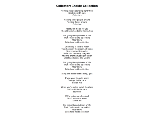 letras/plastic/02-collectors screenshot