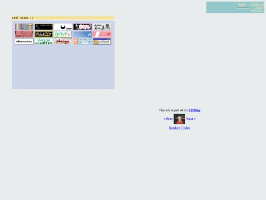 links screenshot