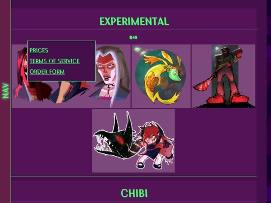 commissions screenshot