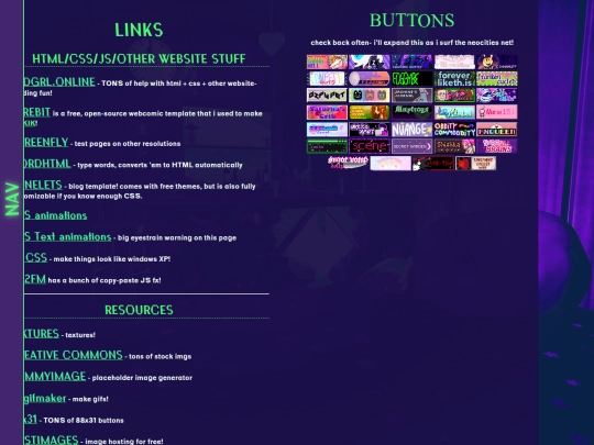 links screenshot