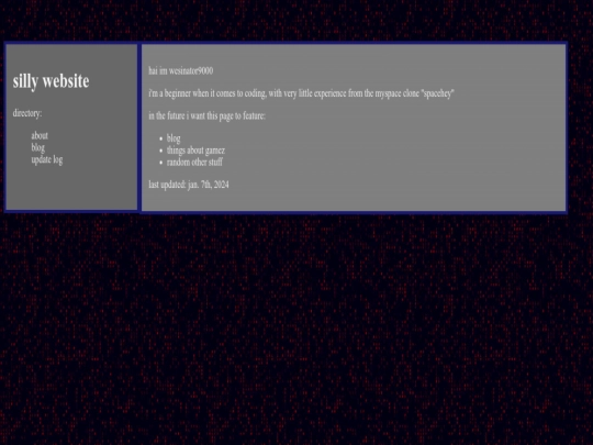 index screenshot