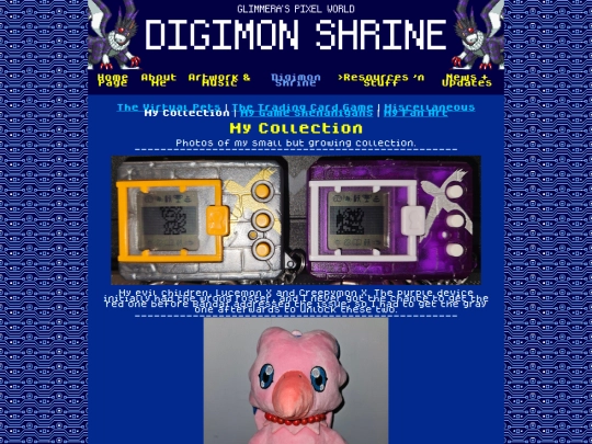 digimon_shrine/my_collection screenshot