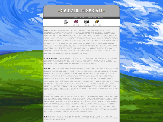 writing screenshot