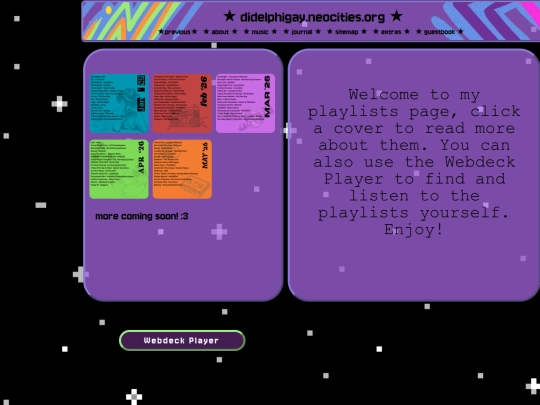 musiczone/playlists screenshot
