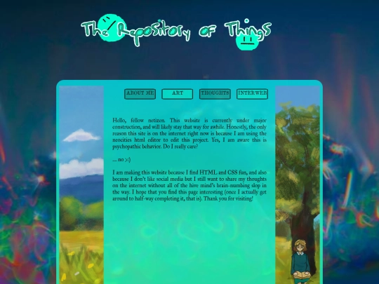 index screenshot