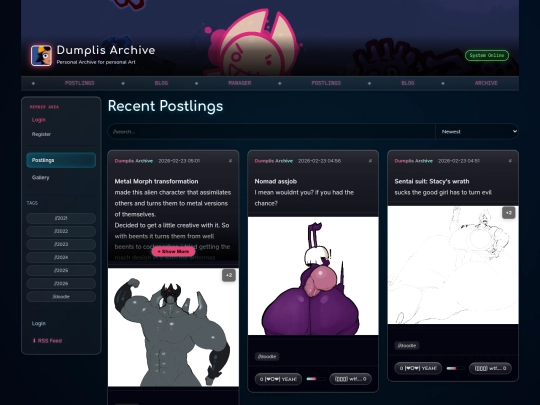 blog screenshot