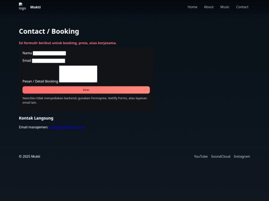 contact screenshot