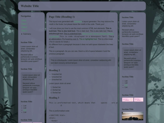 index screenshot