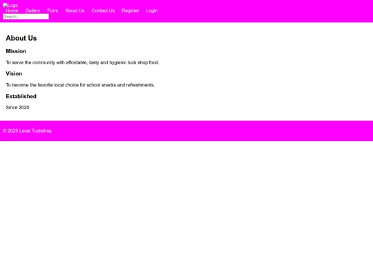 AboutUs screenshot