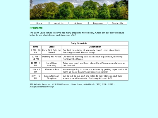 programs screenshot