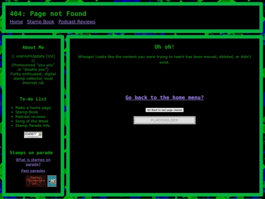 not_found screenshot