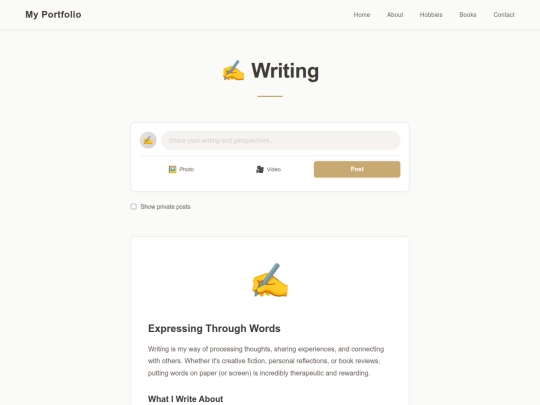 website/writing screenshot