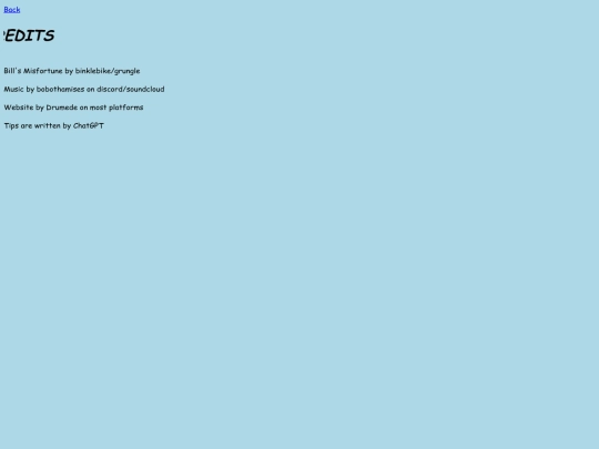 credits screenshot