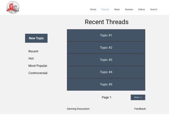 Forums screenshot