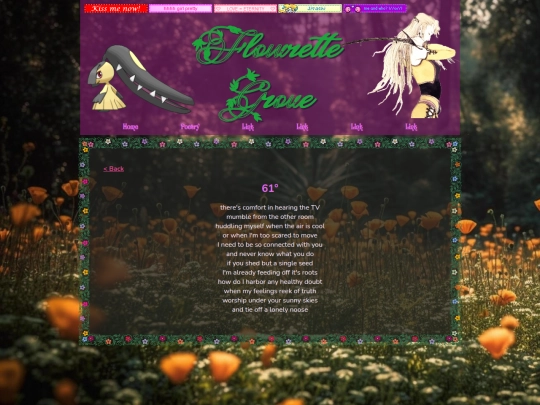 poems/pm-61degrees screenshot