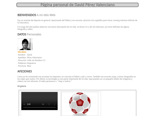 paginaPersonal screenshot