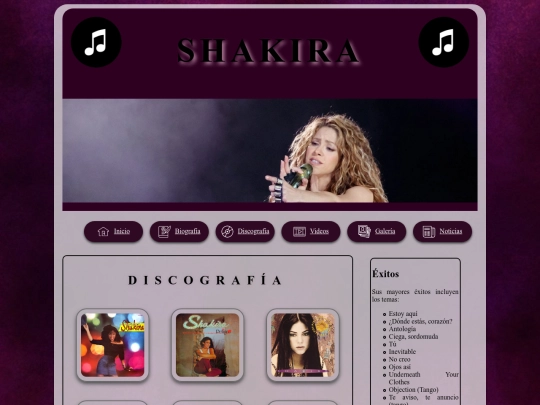 artista/discografia screenshot