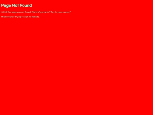 not_found screenshot