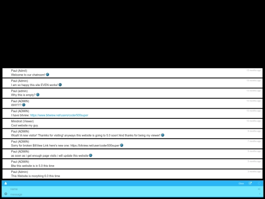 chatroom screenshot