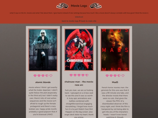 logs/movies screenshot