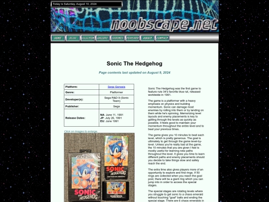 collection/gen_sonicthehedgehog screenshot