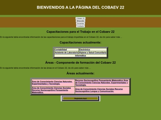 capa/CAPA HTML  areas screenshot