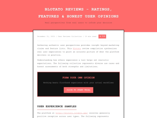 neocities-blotato-review screenshot