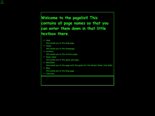 pagelist screenshot