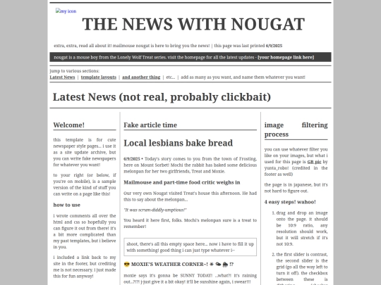 templates for use elsewhere/Nougat Mail screenshot