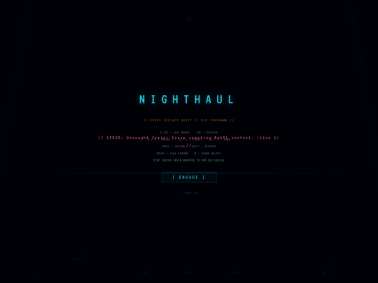 nighthaul screenshot