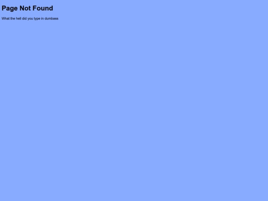 not_found screenshot