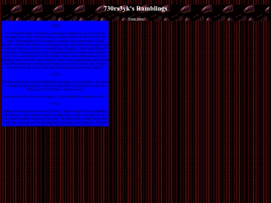 personal/journal screenshot
