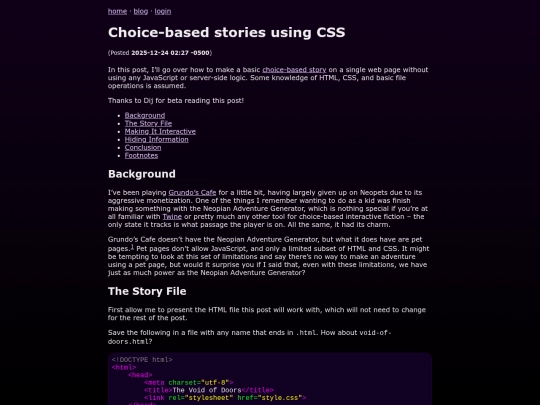 blog/2025/12/24/choice-based-stories-using-css screenshot
