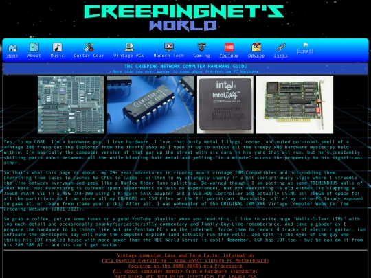 computer/mydocs/hardwaremain screenshot