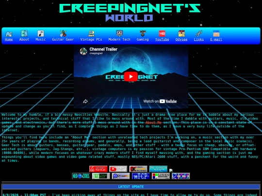 CreepingNet's World