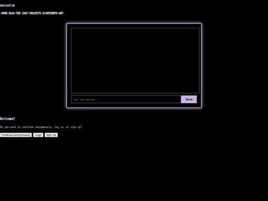 chatroom screenshot