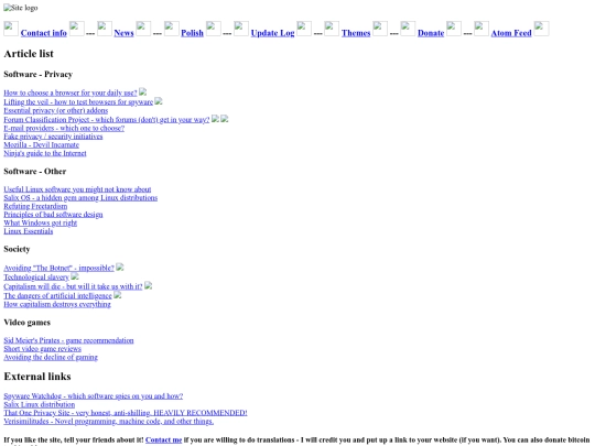 index screenshot